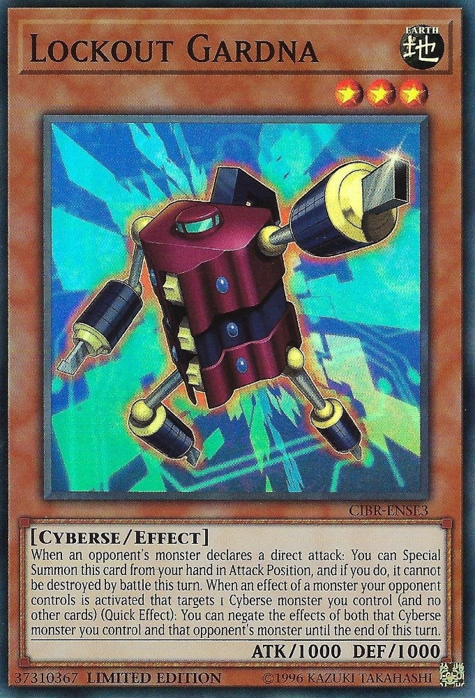 Image for Lockout Gardna (Circuit Break) (CIBR-ENSE3) - YuGiOh