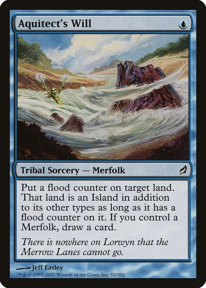 Image for Aquitect's Will (Lorwyn) (52) - Magic: The Gathering