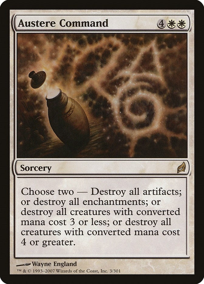 Image for Austere Command (Lorwyn) (3) - Magic: The Gathering