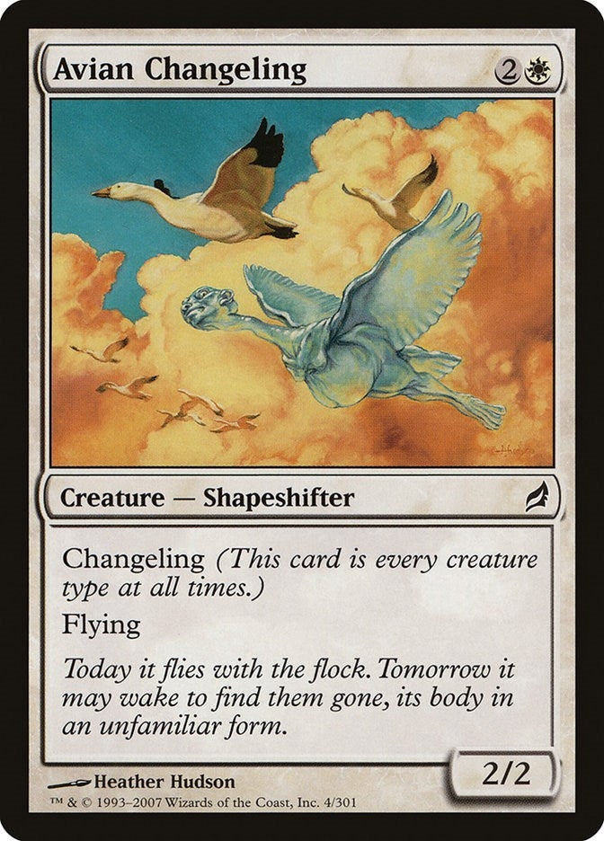 Image for Avian Changeling (Lorwyn) (4) - Magic: The Gathering