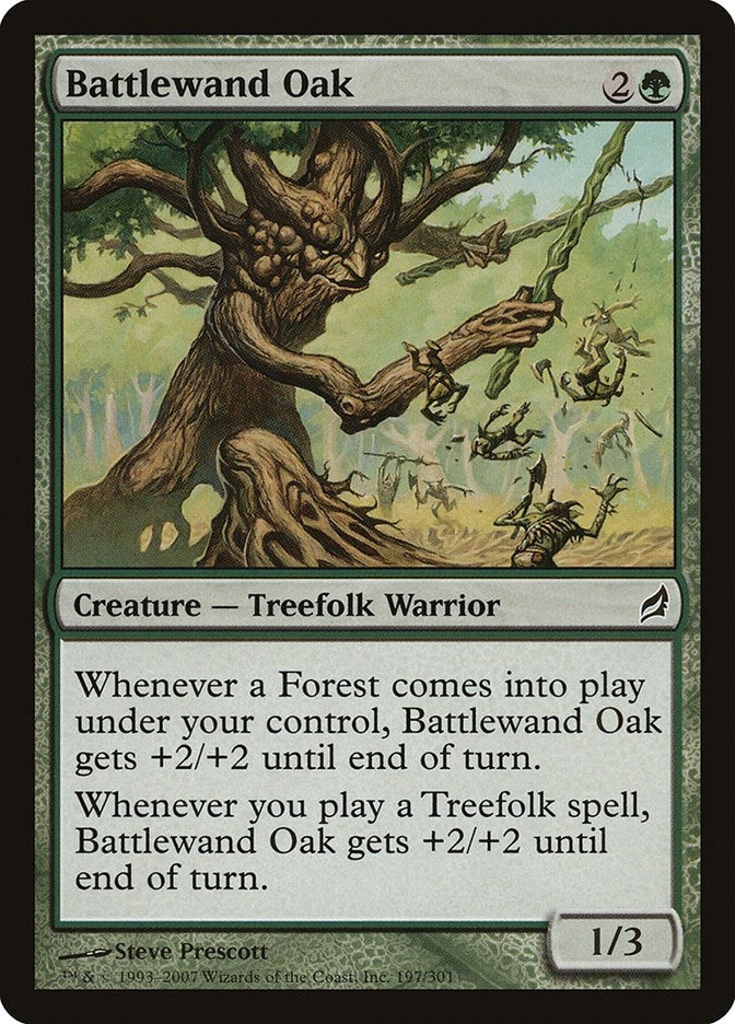 Image for Battlewand Oak (Lorwyn) (197) - Magic: The Gathering