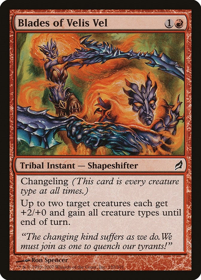 Image for Blades of Velis Vel (Lorwyn) (152) - Magic: The Gathering
