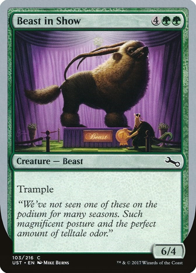 Image for Beast in Show (B) (Unstable) (103) - Magic: The Gathering