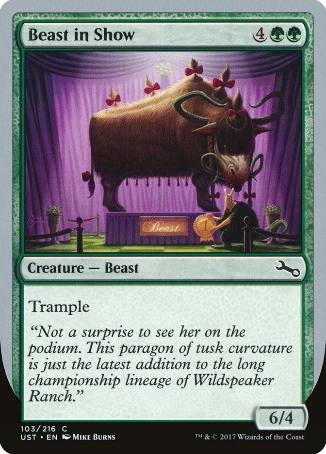 Image for Beast in Show (D) (Unstable) (103) - Magic: The Gathering