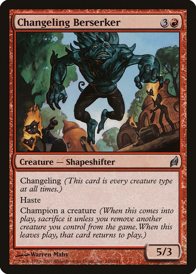 Image for Changeling Berserker (Lorwyn) (160) - Magic: The Gathering