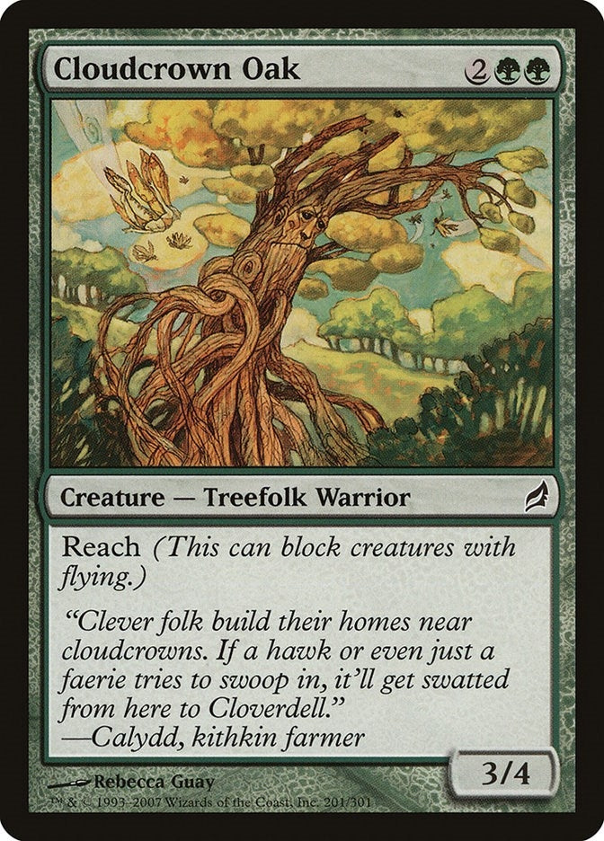 Image for Cloudcrown Oak (Lorwyn) (201) - Magic: The Gathering