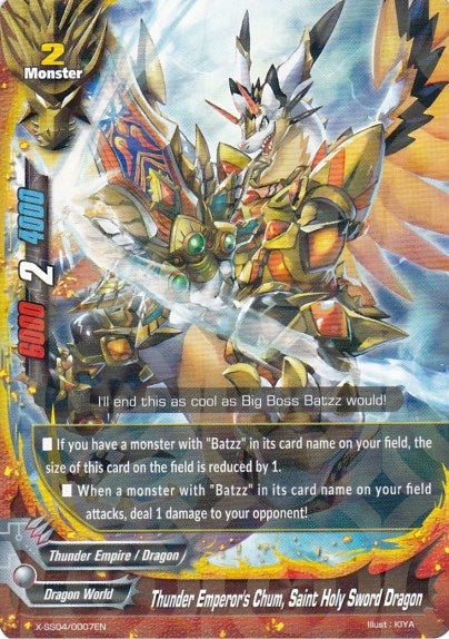 Image for Thunder Emperor's Chum, Saint Holy Sword Dragon (X Duel Chest) (X-SS04/0007EN) - Future Card BuddyFight