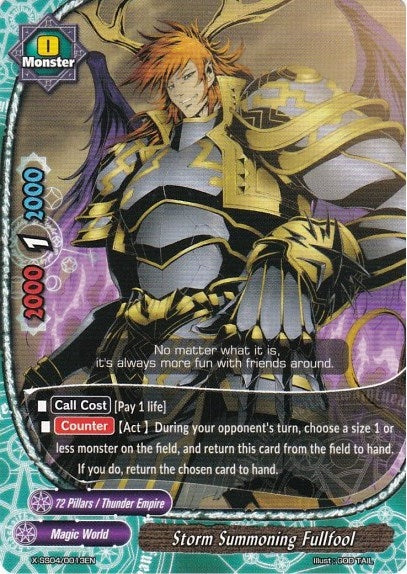 Image for Storm Summoning Fullfool (X Duel Chest) (X-SS04/0013EN) - Future Card BuddyFight