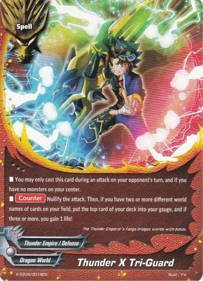Image for Thunder X Tri-Guard (X Duel Chest) (X-SS04/0014EN) - Future Card BuddyFight