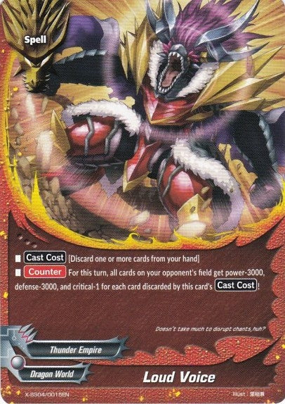 Image for Loud Voice (X Duel Chest) (X-SS04/0015EN) - Future Card BuddyFight