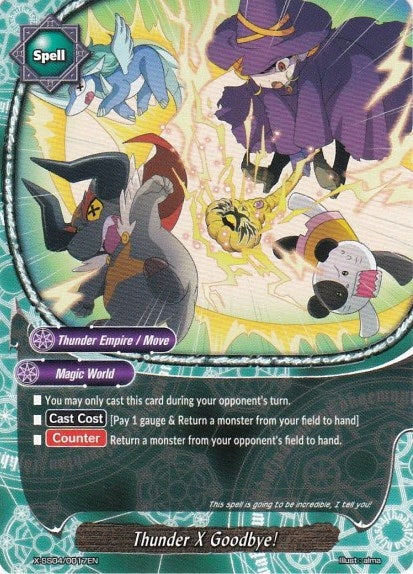 Image for Thunder X Goodbye! (X Duel Chest) (X-SS04/0017EN) - Future Card BuddyFight