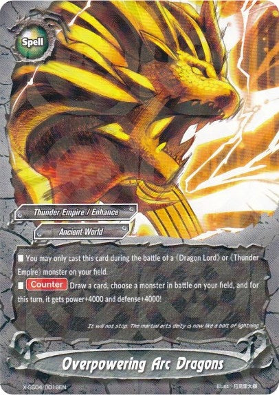 Image for Overpowering Arc Dragons (R Foil) (X Duel Chest) (X-SS04/0019EN) - Future Card BuddyFight