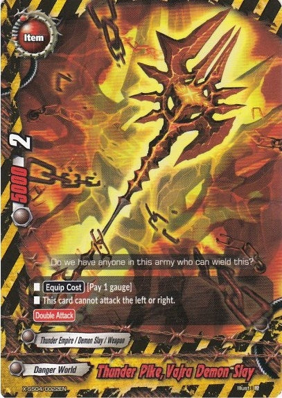 Image for Thunder Pike, Vajra Demon Slay (X Duel Chest) (X-SS04/0022EN) - Future Card BuddyFight