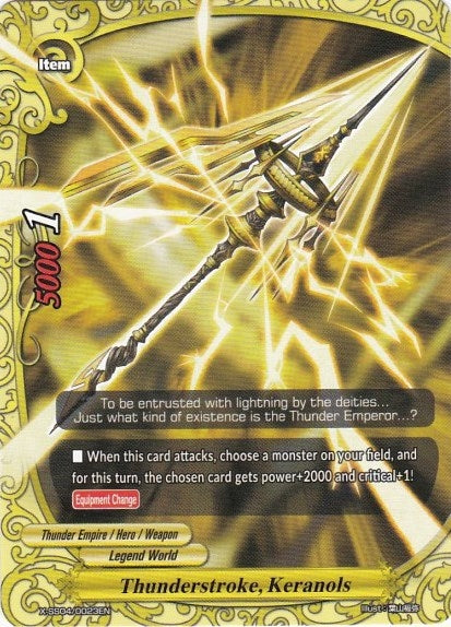 Image for Thunderstroke, Keranols (X Duel Chest) (X-SS04/0023EN) - Future Card BuddyFight