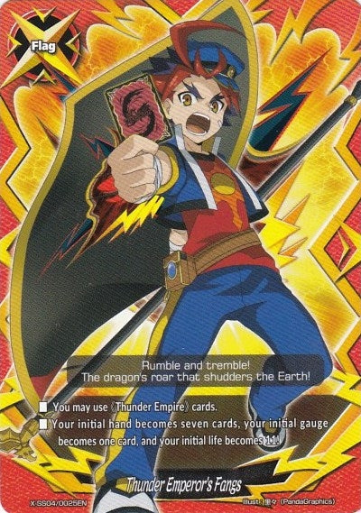 Image for Thunder Emperor's Fangs (X Duel Chest) (X-SS04/0025EN) - Future Card BuddyFight