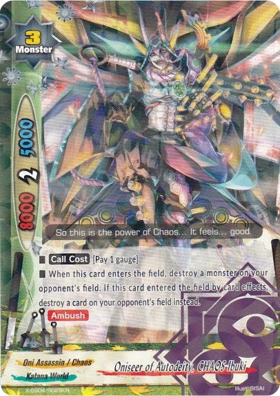 Image for Oniseer of Autodeity, CHAOS Ibuki (R Foil) (X Duel Chest) (X-SS04/0029EN) - Future Card BuddyFight