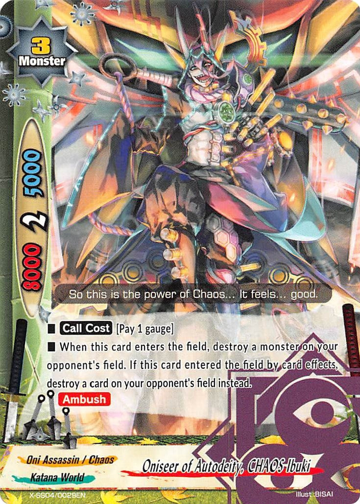 Image for Oniseer of Autodeity, CHAOS Ibuki (X Duel Chest) (X-SS04/0029EN) - Future Card BuddyFight