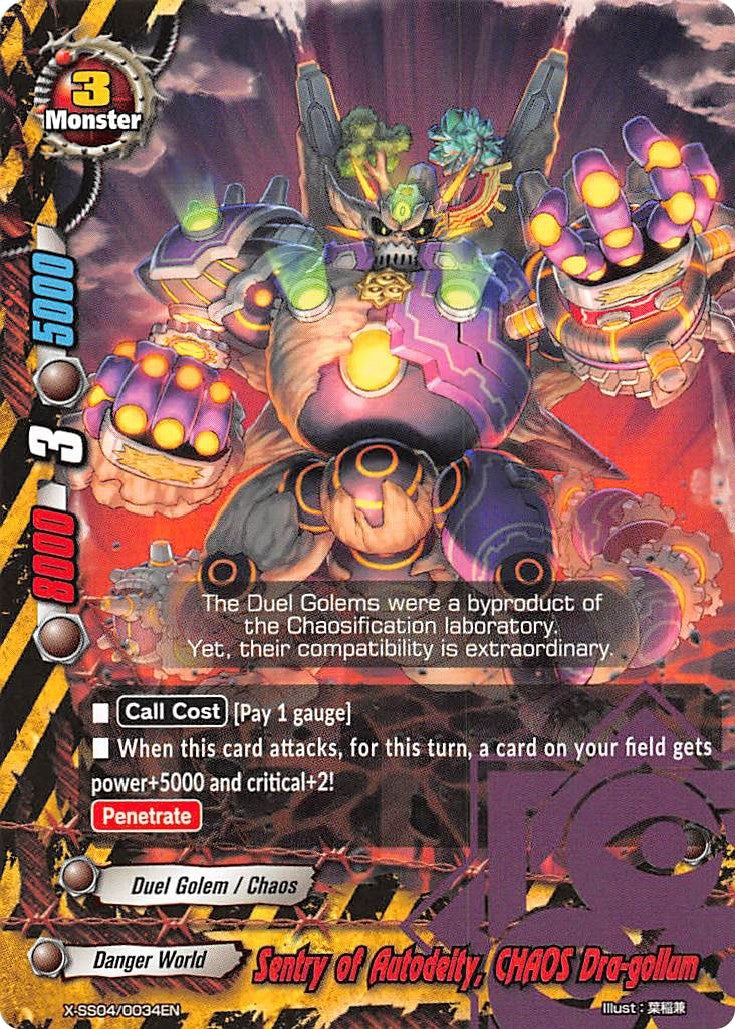 Image for Sentry of Autodeity, CHAOS Dra-gollum (X Duel Chest) (X-SS04/0034EN) - Future Card BuddyFight