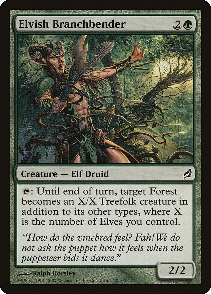 Image for Elvish Branchbender (Lorwyn) (204) - Magic: The Gathering