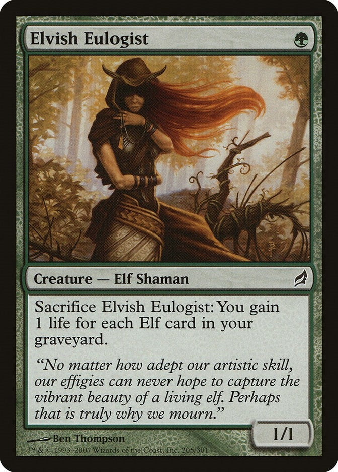 Image for Elvish Eulogist (Lorwyn) (205) - Magic: The Gathering