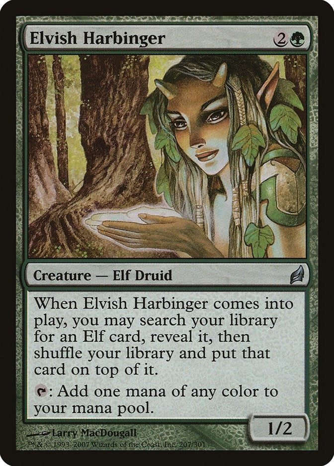 Image for Elvish Harbinger (Lorwyn) (207) - Magic: The Gathering