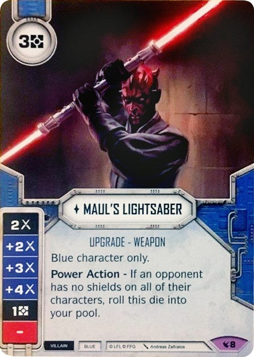 Image for Maul's Lightsaber (Legacies) (8) - Star Wars: Destiny
