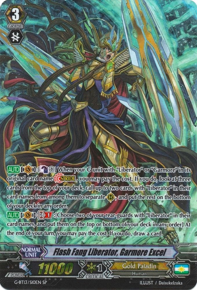 Image for Flash Fang Liberator, Garmore Excel (SP) (G-BT13: Ultimate Stride) (G-BT13/S10EN) - Cardfight Vanguard