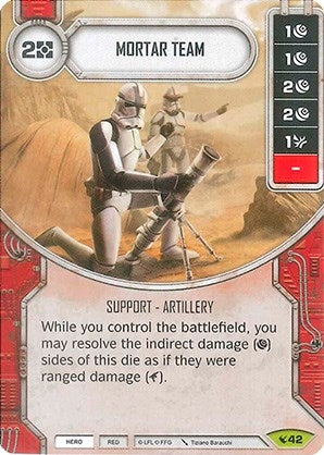 Image for Mortar Team (Card Only) (Legacies) (42) - Star Wars: Destiny
