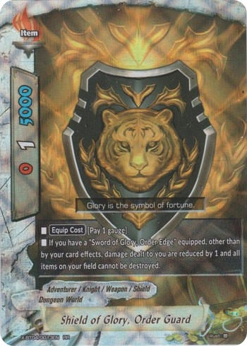 Image for Shield of Glory, Order Guard (Rainbow Striker) (X-BT04/0013EN) - Future Card BuddyFight