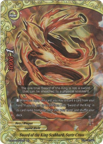 Image for Sword of the King Scabbard, Surtr Cross (Rainbow Striker) (X-BT04/0016EN) - Future Card BuddyFight