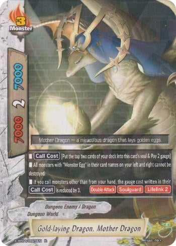 Image for Gold-laying Dragon, Mother Dragon (Rainbow Striker) (X-BT04/0026EN) - Future Card BuddyFight