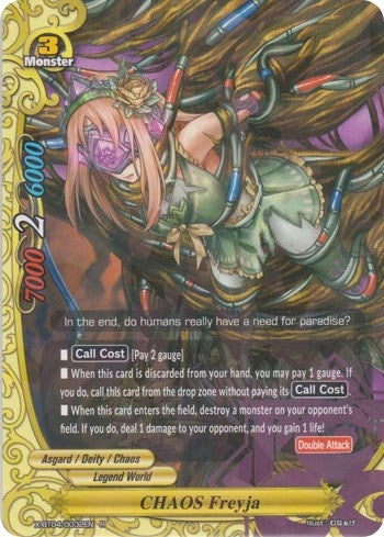 Image for CHAOS Freyja (Rainbow Striker) (X-BT04/0032EN) - Future Card BuddyFight