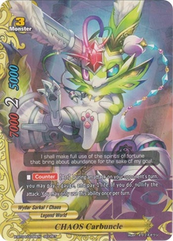 Image for CHAOS Carbuncle (Secret) (Rainbow Striker) (X-BT04/0098EN) - Future Card BuddyFight