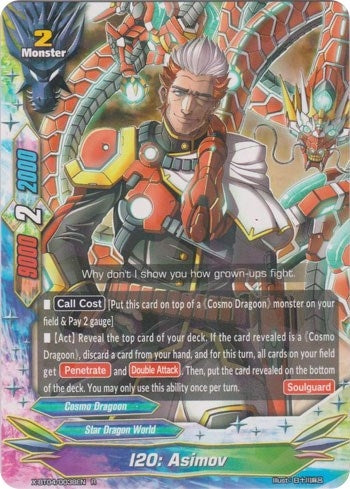 Image for I20: Asimov (Rainbow Striker) (X-BT04/0038EN) - Future Card BuddyFight