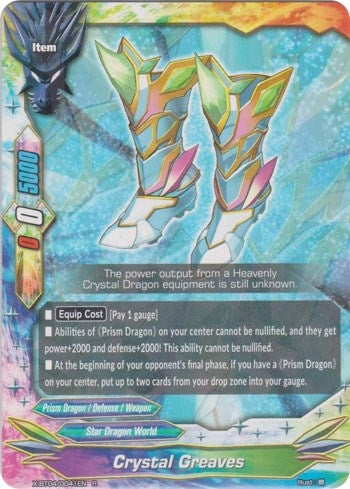 Image for Crystal Greaves (Rainbow Striker) (X-BT04/0041EN) - Future Card BuddyFight