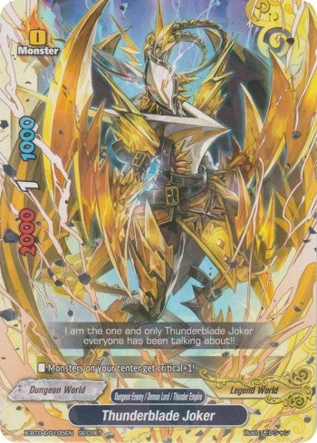 Image for Thunderblade Joker (Secret) (Rainbow Striker) (X-BT04/0105EN) - Future Card BuddyFight