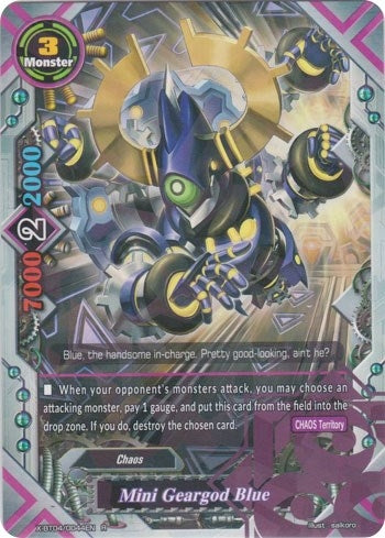 Image for Mini Geargod Blue (Rainbow Striker) (X-BT04/0044EN) - Future Card BuddyFight