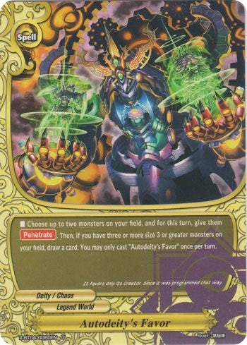 Image for Autodeity's Favor (Rainbow Striker) (X-BT04/0060EN) - Future Card BuddyFight