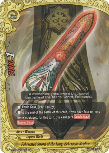 Image for Fabricated Sword of the King, Eckesachs Replica (Rainbow Striker) (X-BT04/0064EN) - Future Card BuddyFight