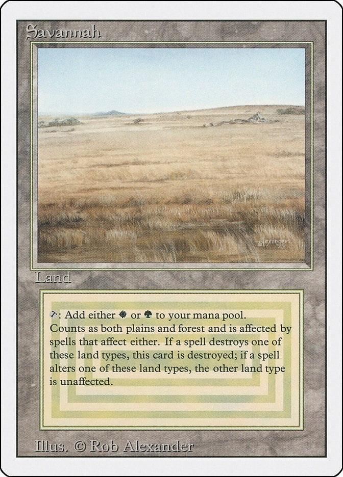 Image for Savannah (Revised Edition) - Magic: The Gathering