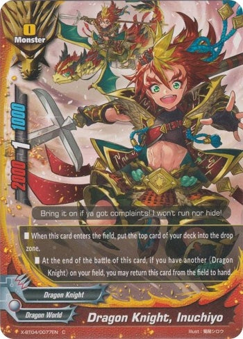 Image for Dragon Knight, Inuchiyo (Rainbow Striker) (X-BT04/0077EN) - Future Card BuddyFight