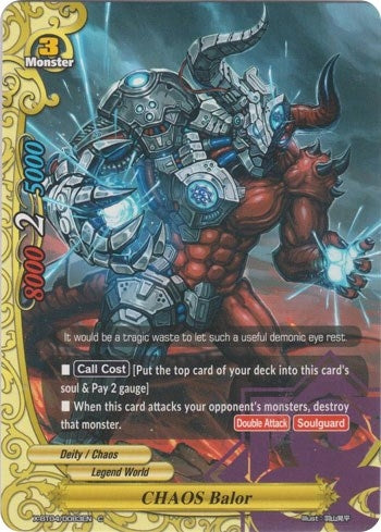 Image for CHAOS Balor (Rainbow Striker) (X-BT04/0083EN) - Future Card BuddyFight