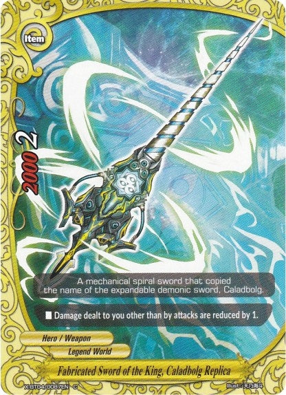 Image for Fabricated Sword of the King, Caladbolg Replica (Rainbow Striker) (X-BT04/0087EN) - Future Card BuddyFight
