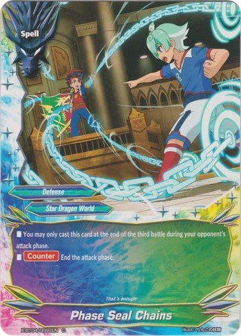Image for Phase Seal Chains (Rainbow Striker) (X-BT04/0092EN) - Future Card BuddyFight