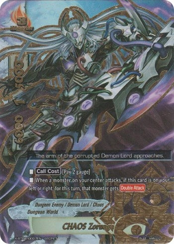Image for CHAOS Zoruaga (Secret) (Rainbow Striker) (X-BT04/0097EN) - Future Card BuddyFight
