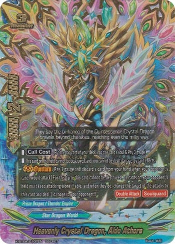 Image for Heavenly Crystal Dragon, Aldo Athora (Secret) (Rainbow Striker) (X-BT04/0107EN) - Future Card BuddyFight