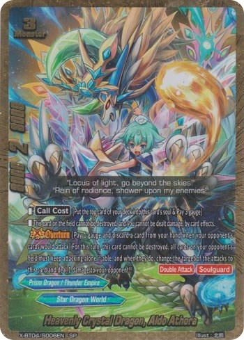 Image for Heavenly Crystal Dragon, Aldo Athora (SP) (Rainbow Striker) (X-BT04/S006EN) - Future Card BuddyFight