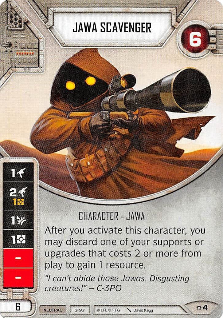Image for Jawa Scavenger (Card Only) (Rivals) (4) - Star Wars: Destiny