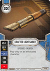 Image for Crafted Lightsaber (Card Only) (Rivals) (6) - Star Wars: Destiny