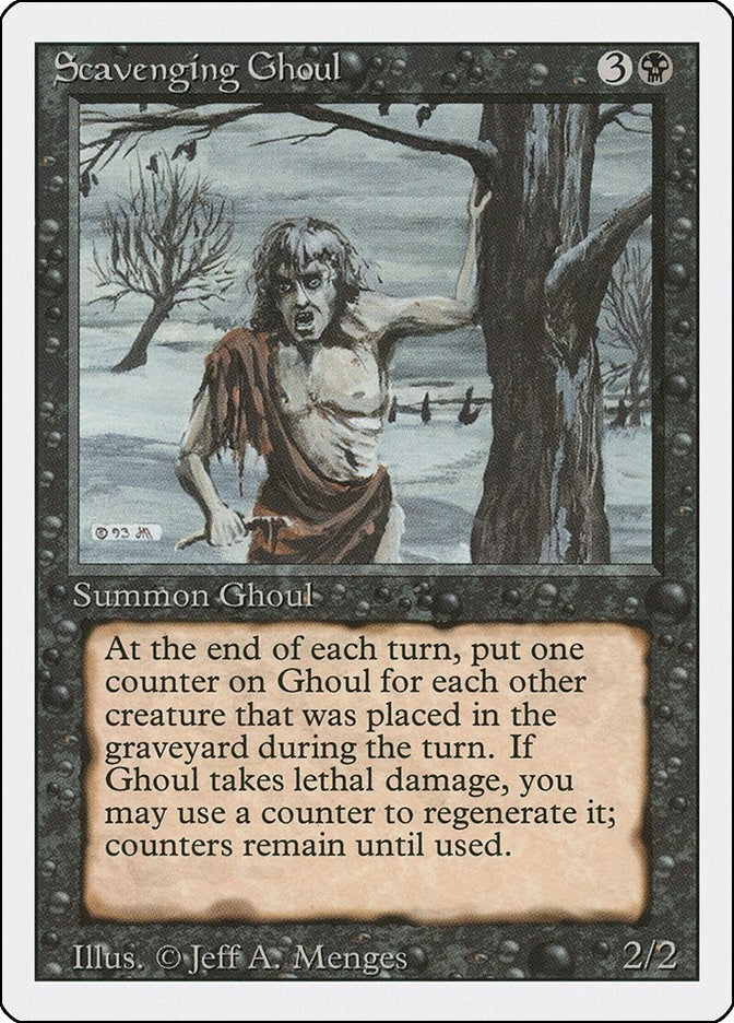Image for Scavenging Ghoul (Revised Edition) - Magic: The Gathering